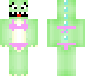 dinosaur in a bikini