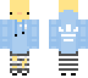 duck with lightblue hoodie