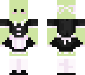 frog with maid dress