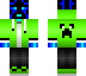 green hoodie frozen demon