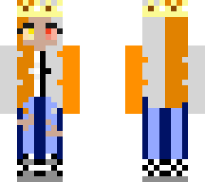 half blaze half ghast girl