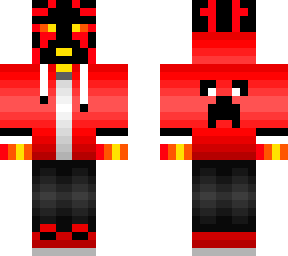 hoodie fire demon