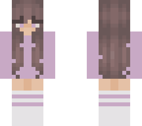lilac oversized hoodie with socks