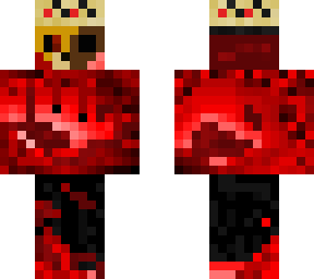 lion with a crown but half demon