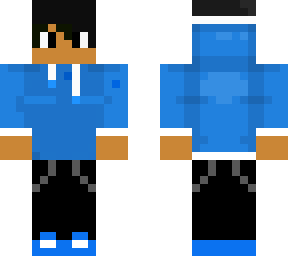 me in blue