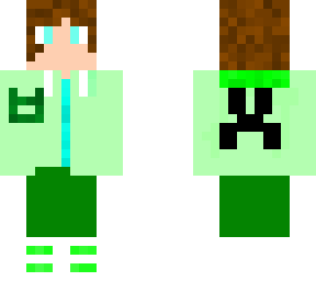 minecraft creeper hoodie! for my brother {you can wear it to if you want}