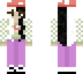 not my mushroom girl (in white)
