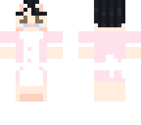 pink catboy maid