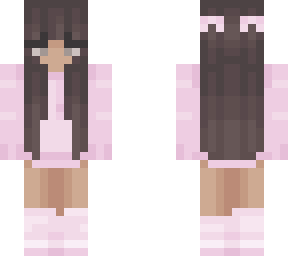 pink hoodie