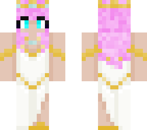 princess with pink hair