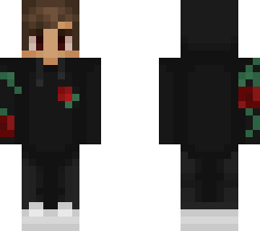 rose hoodie boi w/ brown hair