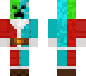 santa normal and electric creeper