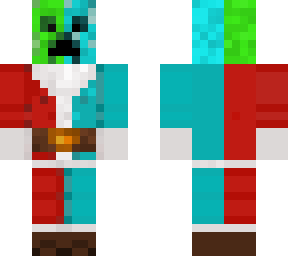 santa normal and electric creeper