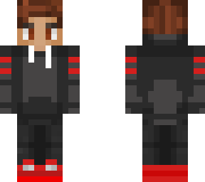 sliestink (black & red hoodie)
