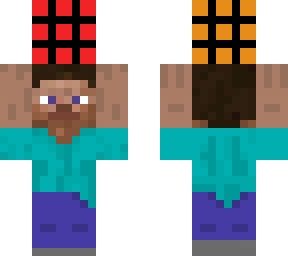steve with a rubik's cube
