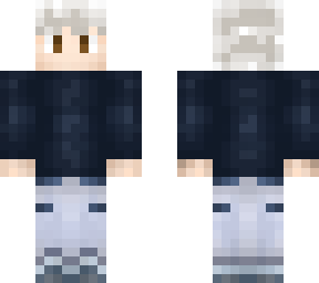 white hair boy