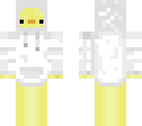 white hoodie duck
