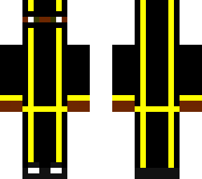 yellow and black jumpsuit ninja