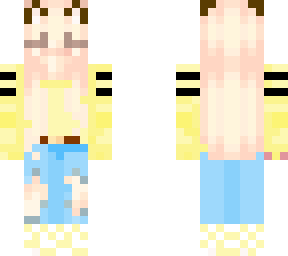 yellow sweatshirt girl