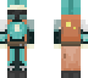 50s teal mandalorian