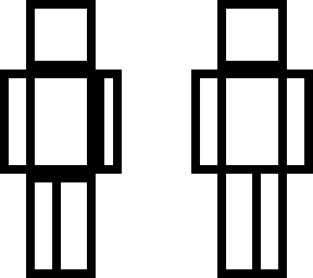 black outline