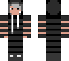 black white grey hoodie 3 by deadlymaskers