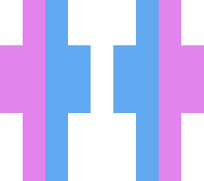 blue + pink smug