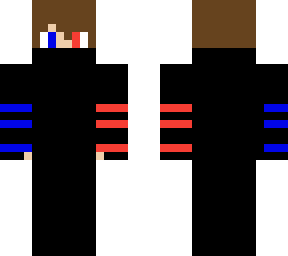 blue and red