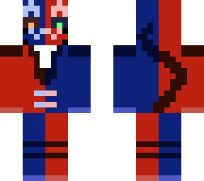 blue and red cat