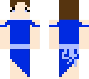 blue dress