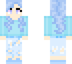 blue girl