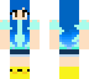 blue hair!