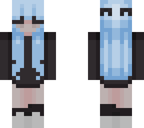 blue hair