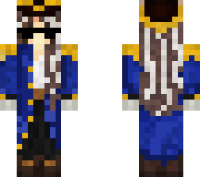 blue pirate puffy