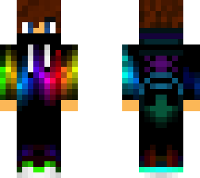 boy with rainbow hoodie