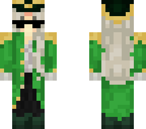 captainpuffy, green coat edit. +white hair.