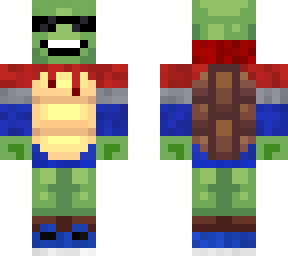 clothed cool turtle