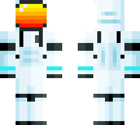 colorful astronaut orange