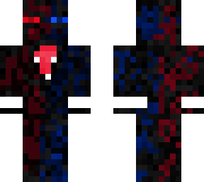 corrupted endermen, in a suit