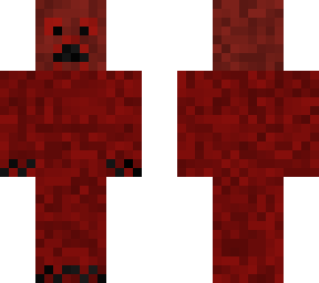 creeper czerwony