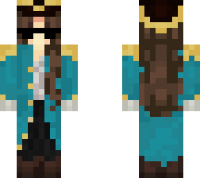 cyan captain puffy skin (based on cyan creepers)