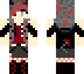 demon girl in a skirt