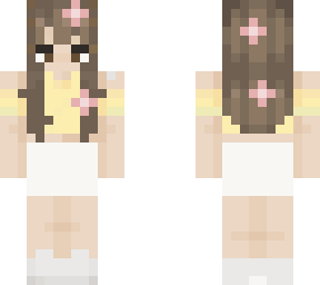 edit for my friend (brown hair blossom)