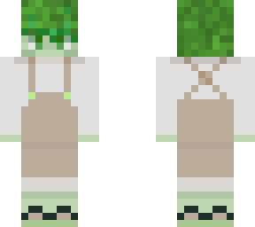fixed plant girl woman thing with suspender lmao so quirky girl edgy gen z tikto