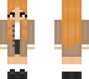 ginger with buttoned cardigan