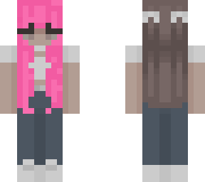 girl with the pink front!