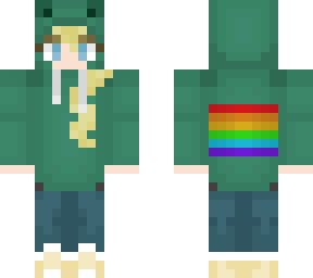 green frog hoodie edit. original by: snubbyboi