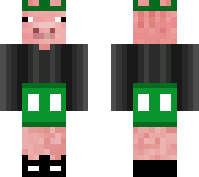 green mickey pig
