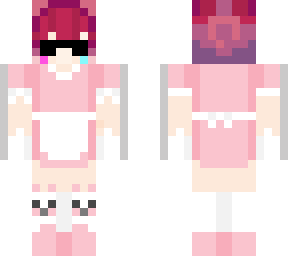 hisoka maid outfit with sunglasses