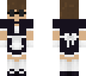 maid boy with glasses
